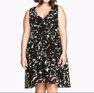 H&M Women's Hi Low Chiffon Dress